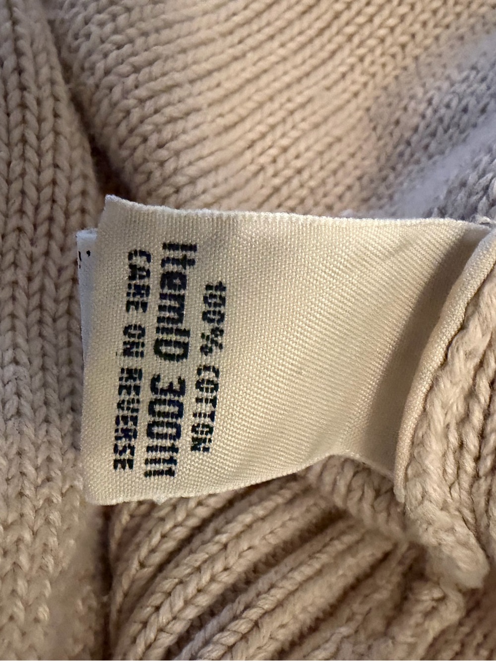 L.L.Bean Women’s Cable Knit Full Zip Cardigan Sweater Medium Petite - Picture 8 of 8